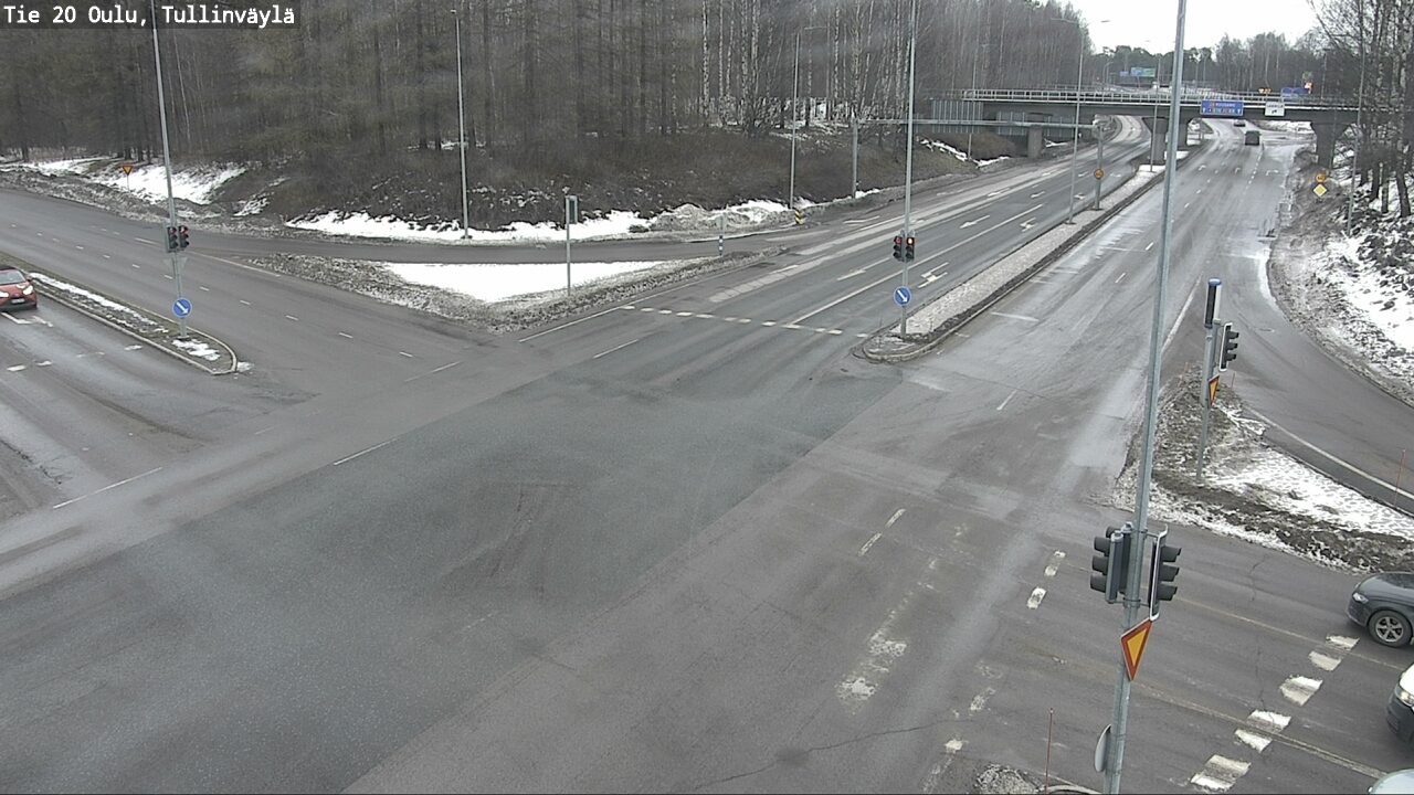 Weather Camera Image Road 20 Oulu, Tullinväylä, Oulu, Pohjois-Pohjanmaa