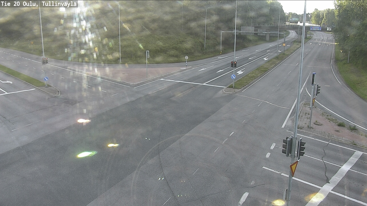 Weather Camera Image Väg 20 Uleåborg, Tullinväylä, Oulu, Pohjois-Pohjanmaa