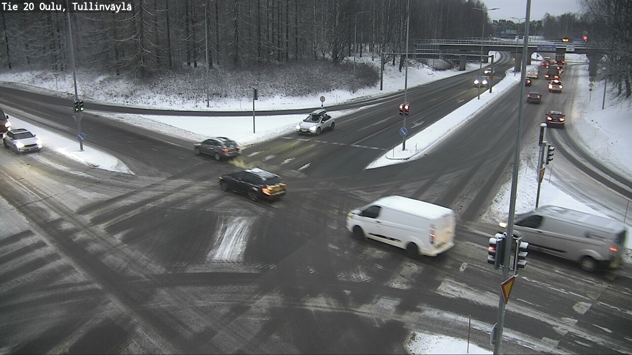 Weather Camera Image Väg 20 Uleåborg, Tullinväylä, Oulu, Pohjois-Pohjanmaa