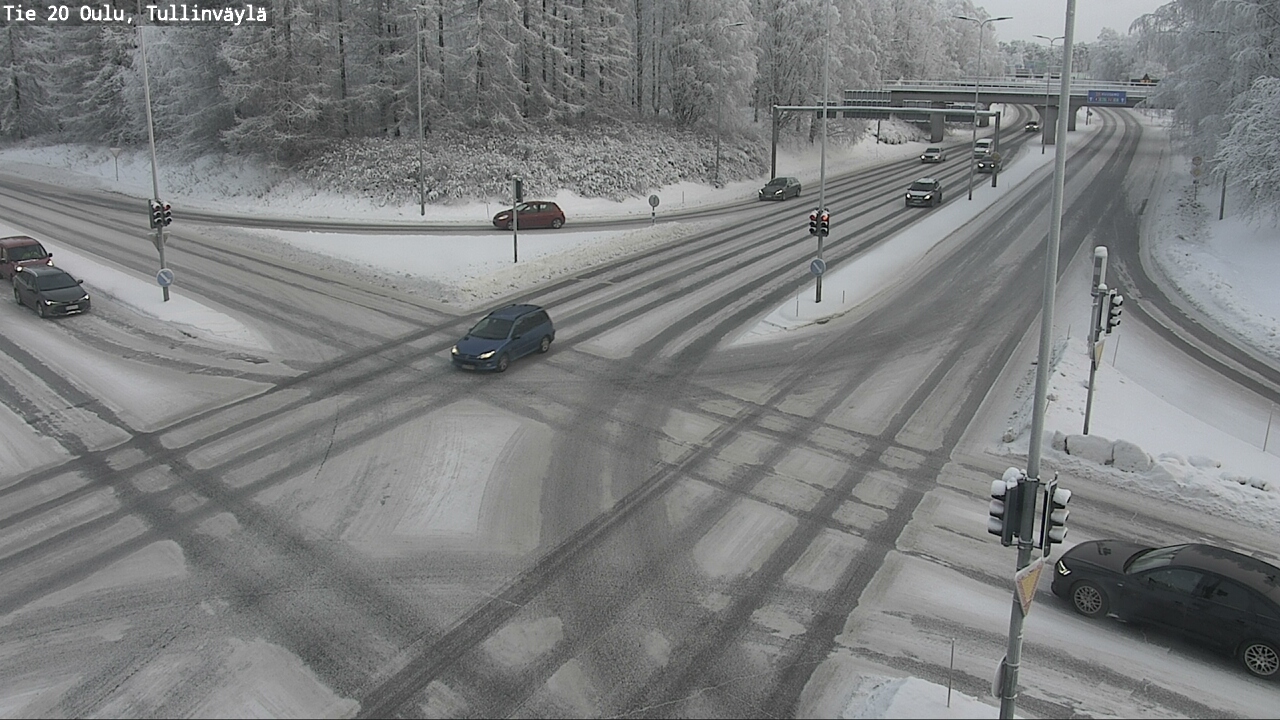 Weather Camera Image Väg 20 Uleåborg, Tullinväylä, Oulu, Pohjois-Pohjanmaa