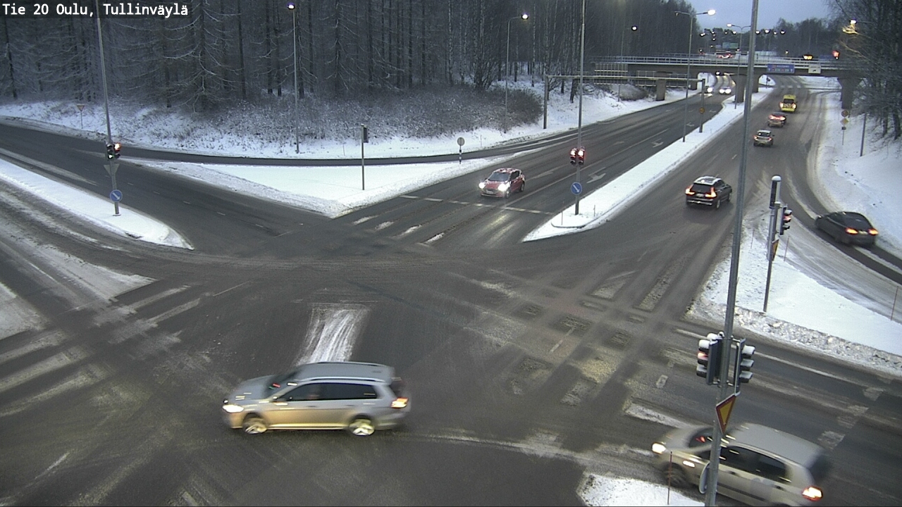 Weather Camera Image Väg 20 Uleåborg, Tullinväylä, Oulu, Pohjois-Pohjanmaa