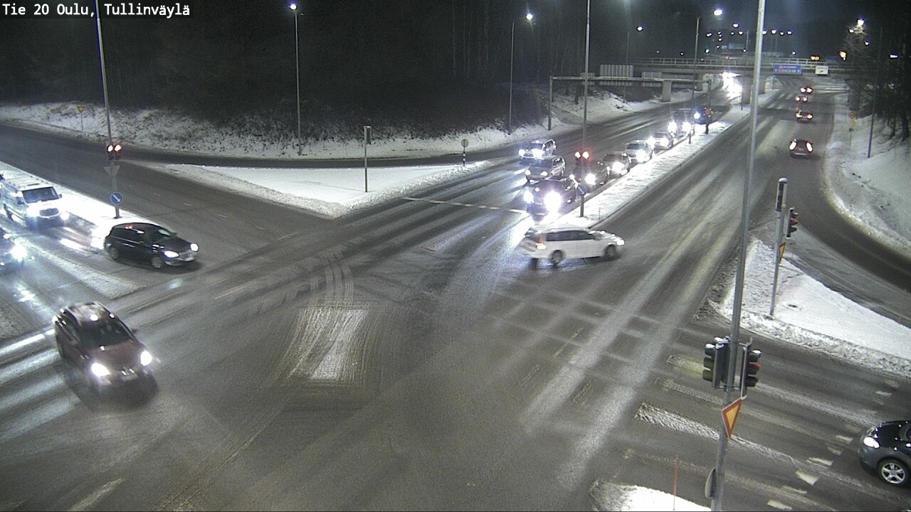 Weather Camera Image Road 20 Oulu, Tullinväylä, Oulu, Pohjois-Pohjanmaa