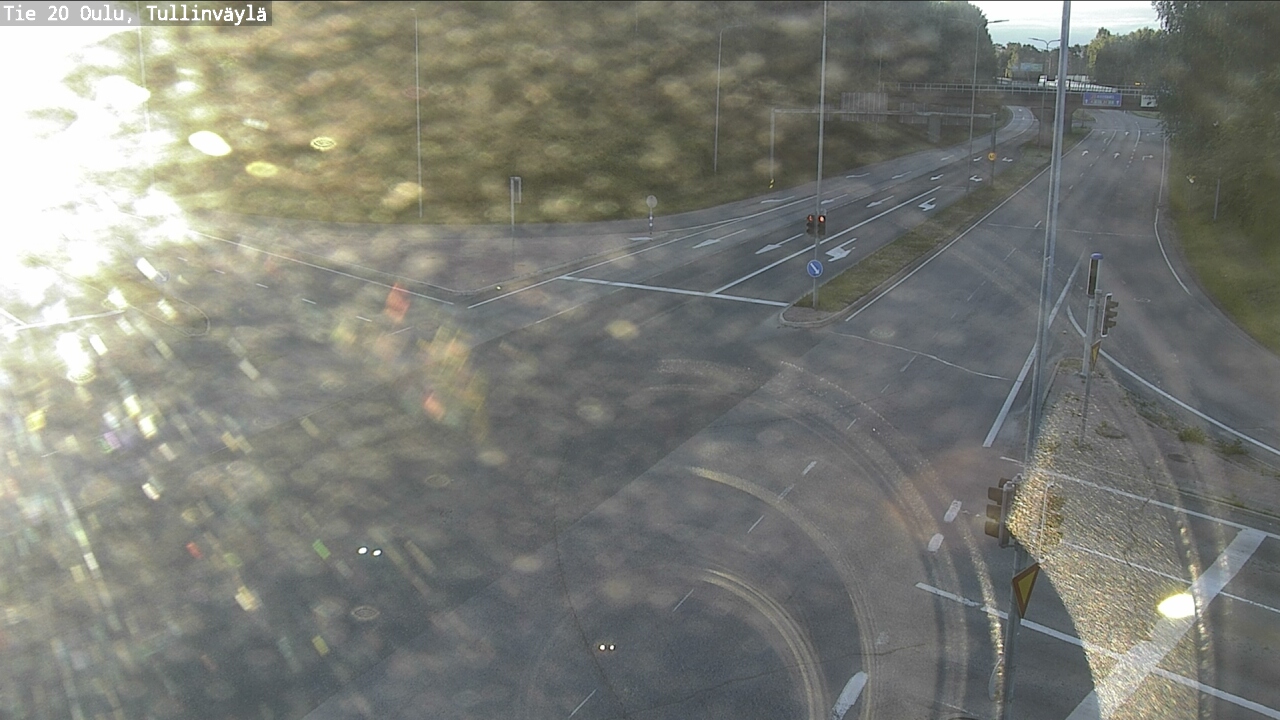 Weather Camera Image Väg 20 Uleåborg, Tullinväylä, Oulu, Pohjois-Pohjanmaa