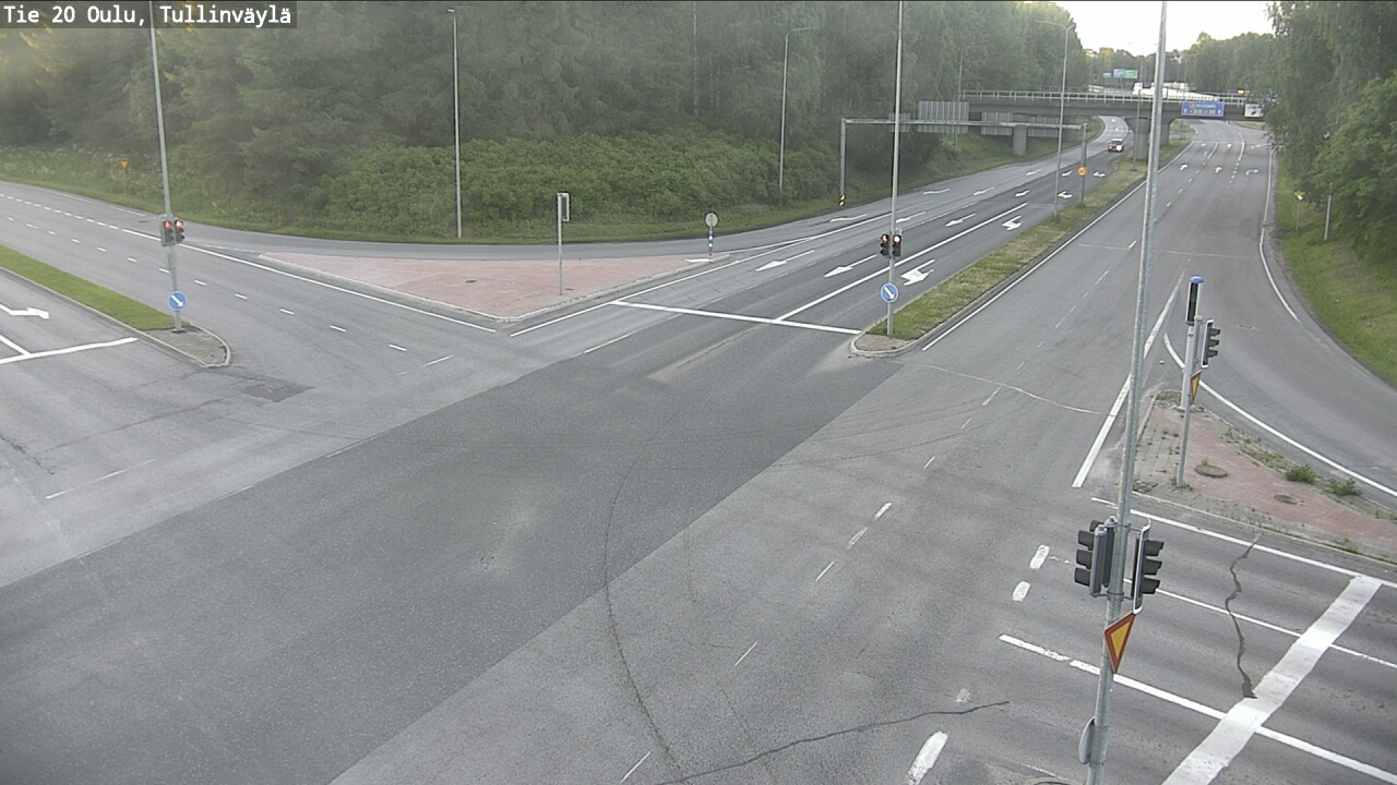 Weather Camera Image Väg 20 Uleåborg, Tullinväylä, Oulu, Pohjois-Pohjanmaa