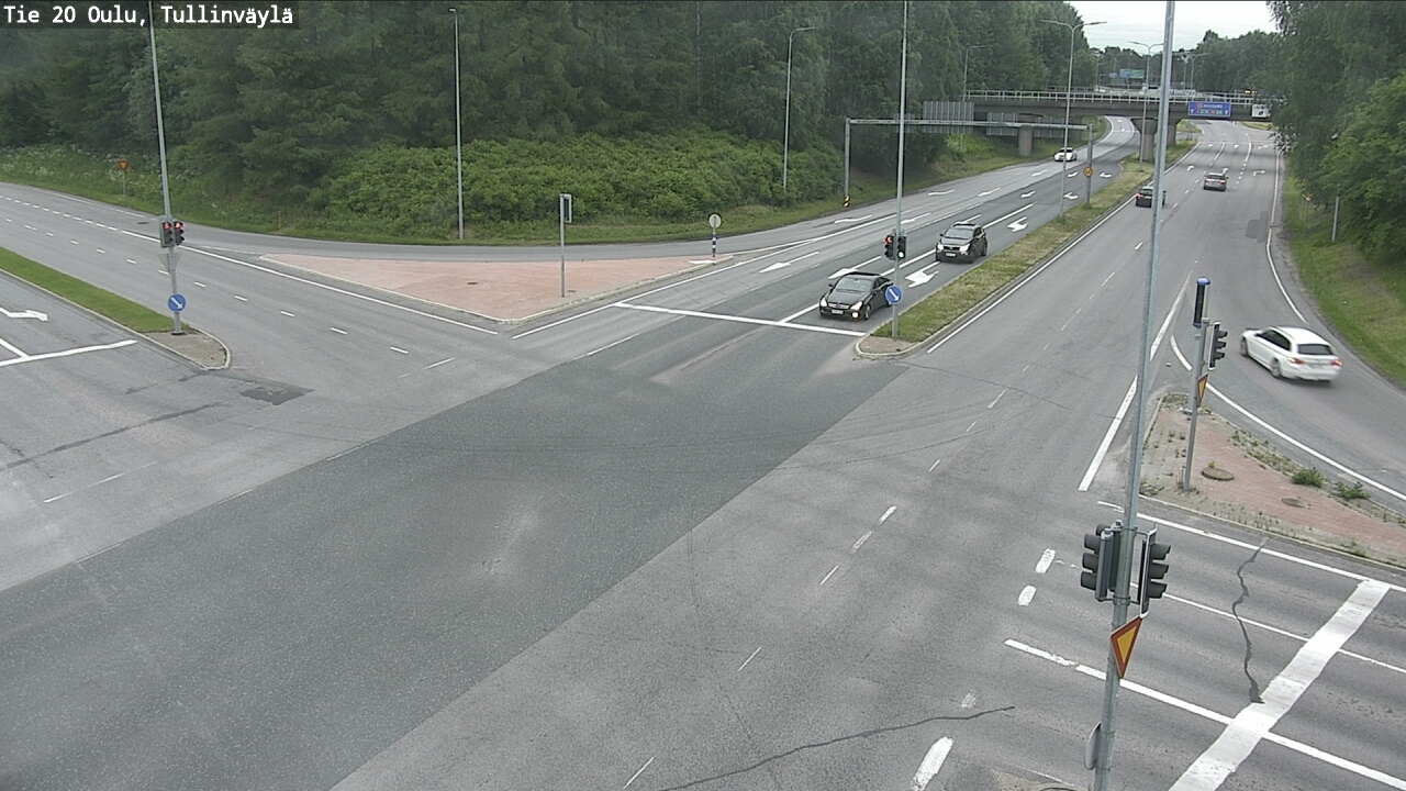 Weather Camera Image Väg 20 Uleåborg, Tullinväylä, Oulu, Pohjois-Pohjanmaa