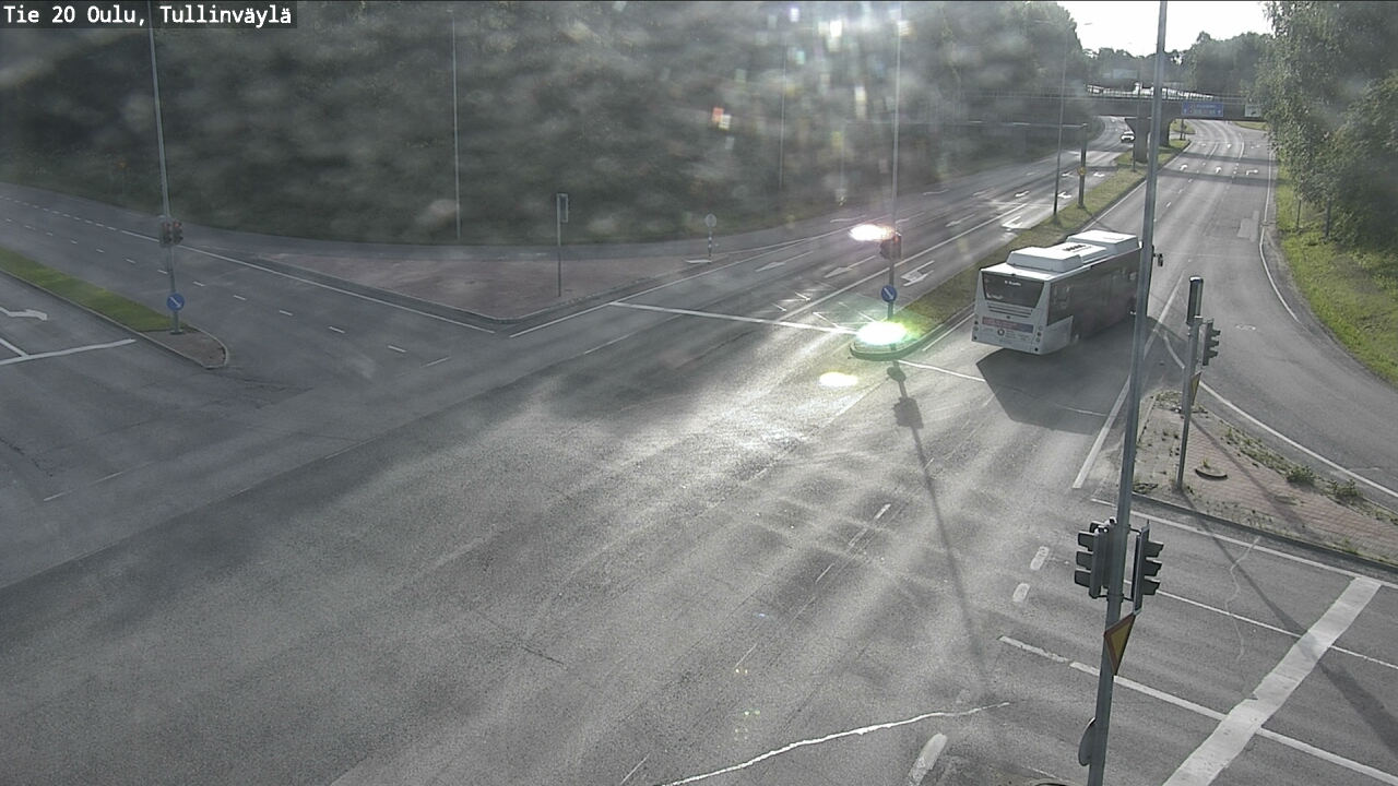 Weather Camera Image Väg 20 Uleåborg, Tullinväylä, Oulu, Pohjois-Pohjanmaa