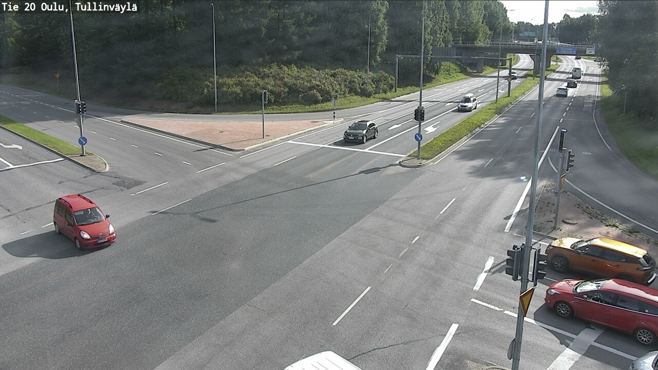 Weather Camera Image Väg 20 Uleåborg, Tullinväylä, Oulu, Pohjois-Pohjanmaa