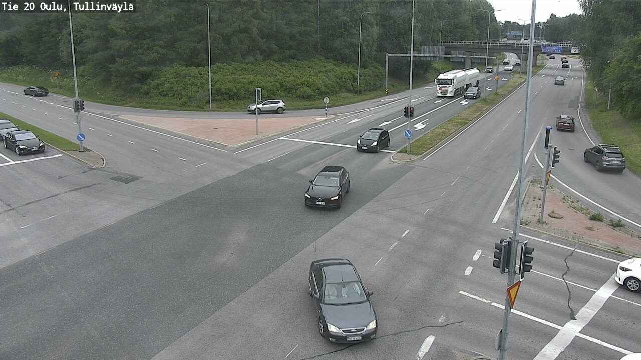 Weather Camera Image Väg 20 Uleåborg, Tullinväylä, Oulu, Pohjois-Pohjanmaa