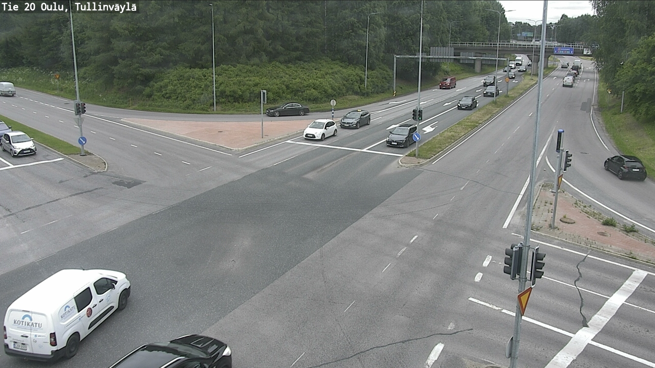 Weather Camera Image Väg 20 Uleåborg, Tullinväylä, Oulu, Pohjois-Pohjanmaa
