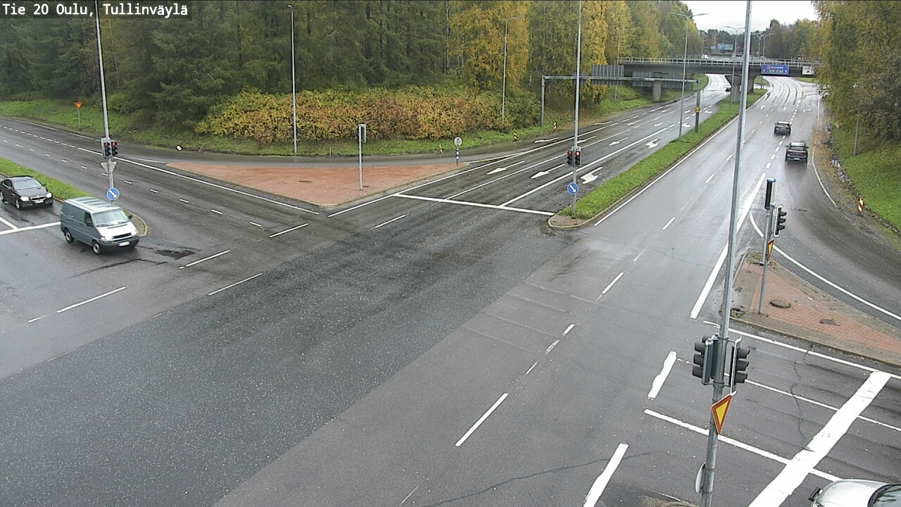 Weather Camera Image Väg 20 Uleåborg, Tullinväylä, Oulu, Pohjois-Pohjanmaa