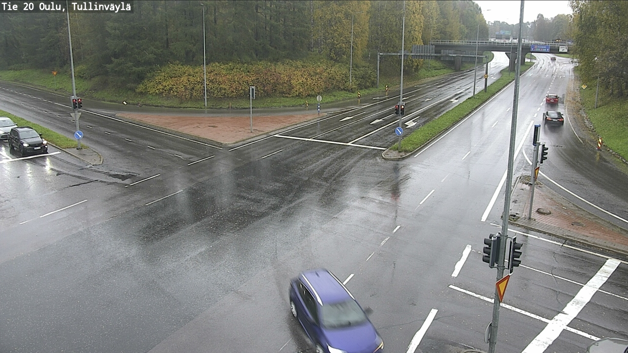 Weather Camera Image Väg 20 Uleåborg, Tullinväylä, Oulu, Pohjois-Pohjanmaa