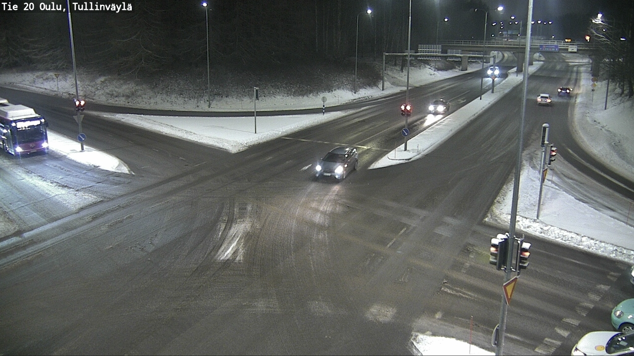 Weather Camera Image Väg 20 Uleåborg, Tullinväylä, Oulu, Pohjois-Pohjanmaa