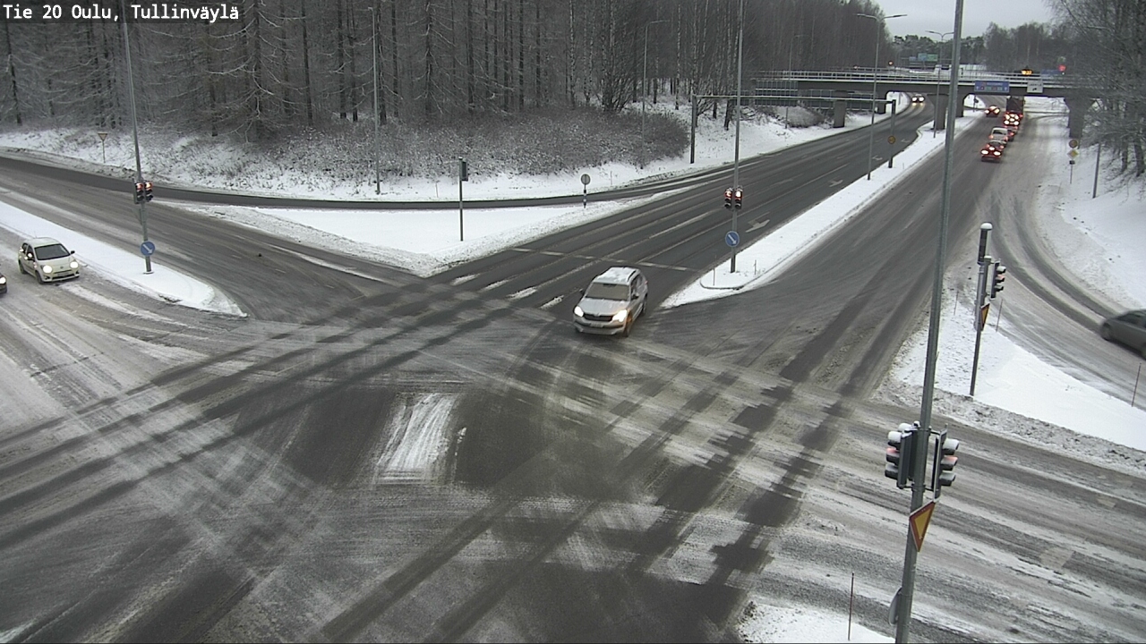 Weather Camera Image Väg 20 Uleåborg, Tullinväylä, Oulu, Pohjois-Pohjanmaa