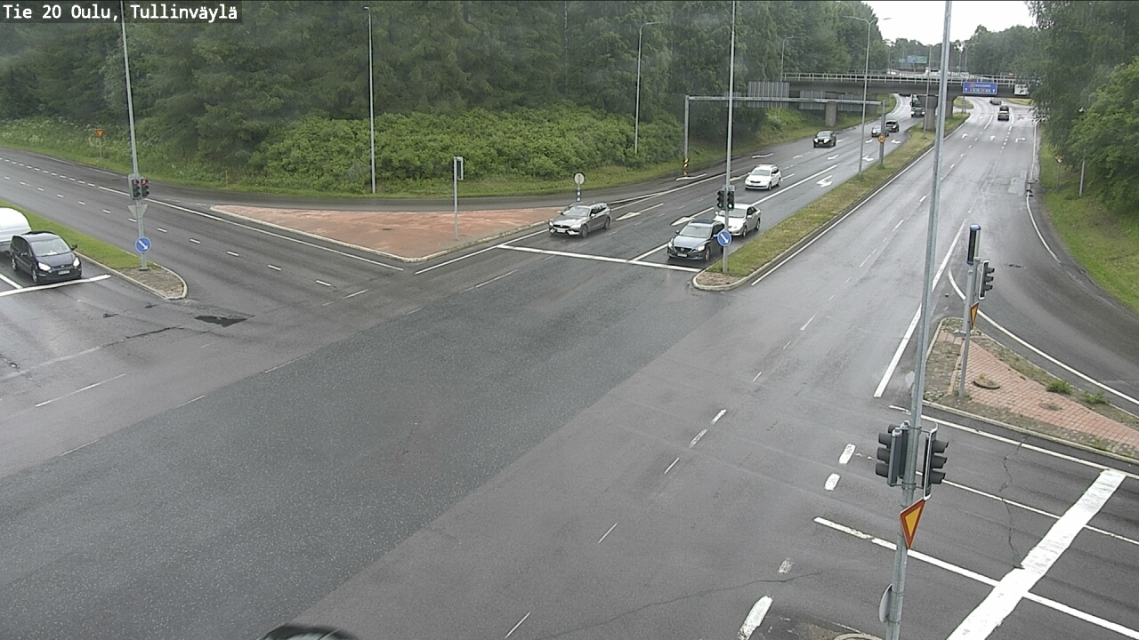 Weather Camera Image Road 20 Oulu, Tullinväylä, Oulu, Pohjois-Pohjanmaa