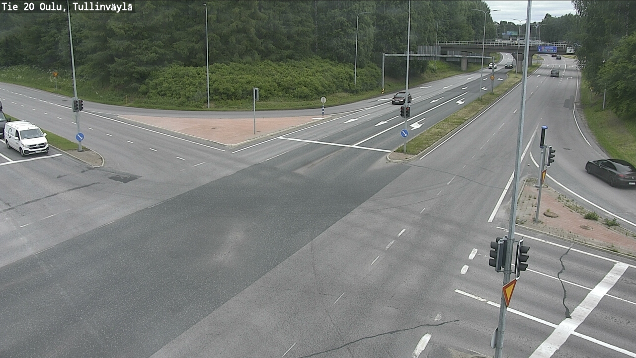 Weather Camera Image Väg 20 Uleåborg, Tullinväylä, Oulu, Pohjois-Pohjanmaa