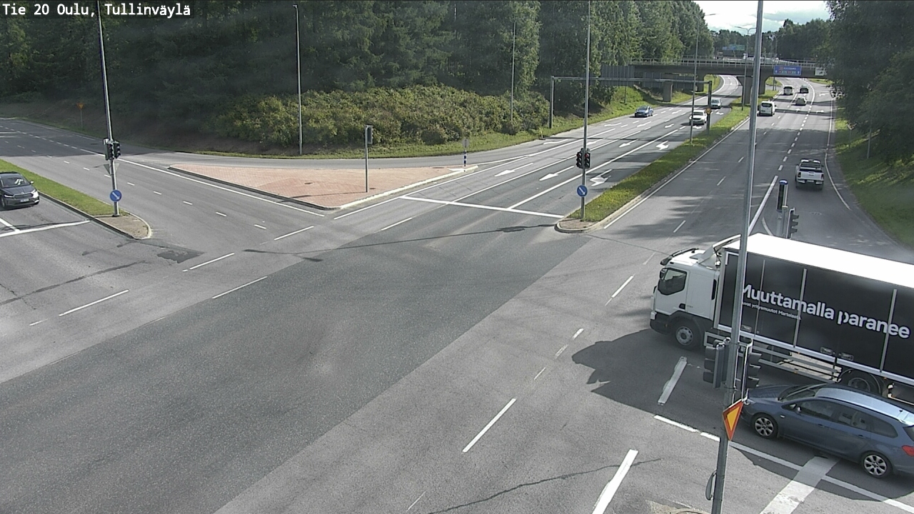 Weather Camera Image Väg 20 Uleåborg, Tullinväylä, Oulu, Pohjois-Pohjanmaa