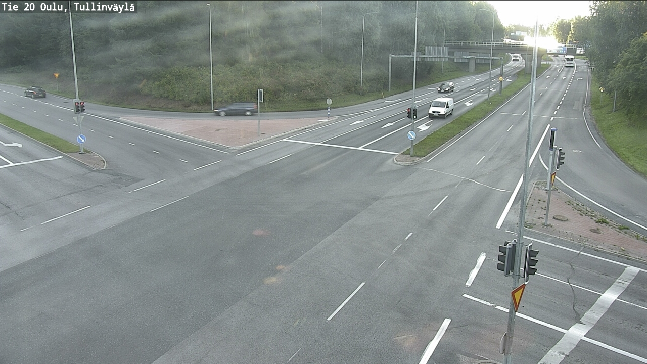 Weather Camera Image Road 20 Oulu, Tullinväylä, Oulu, Pohjois-Pohjanmaa