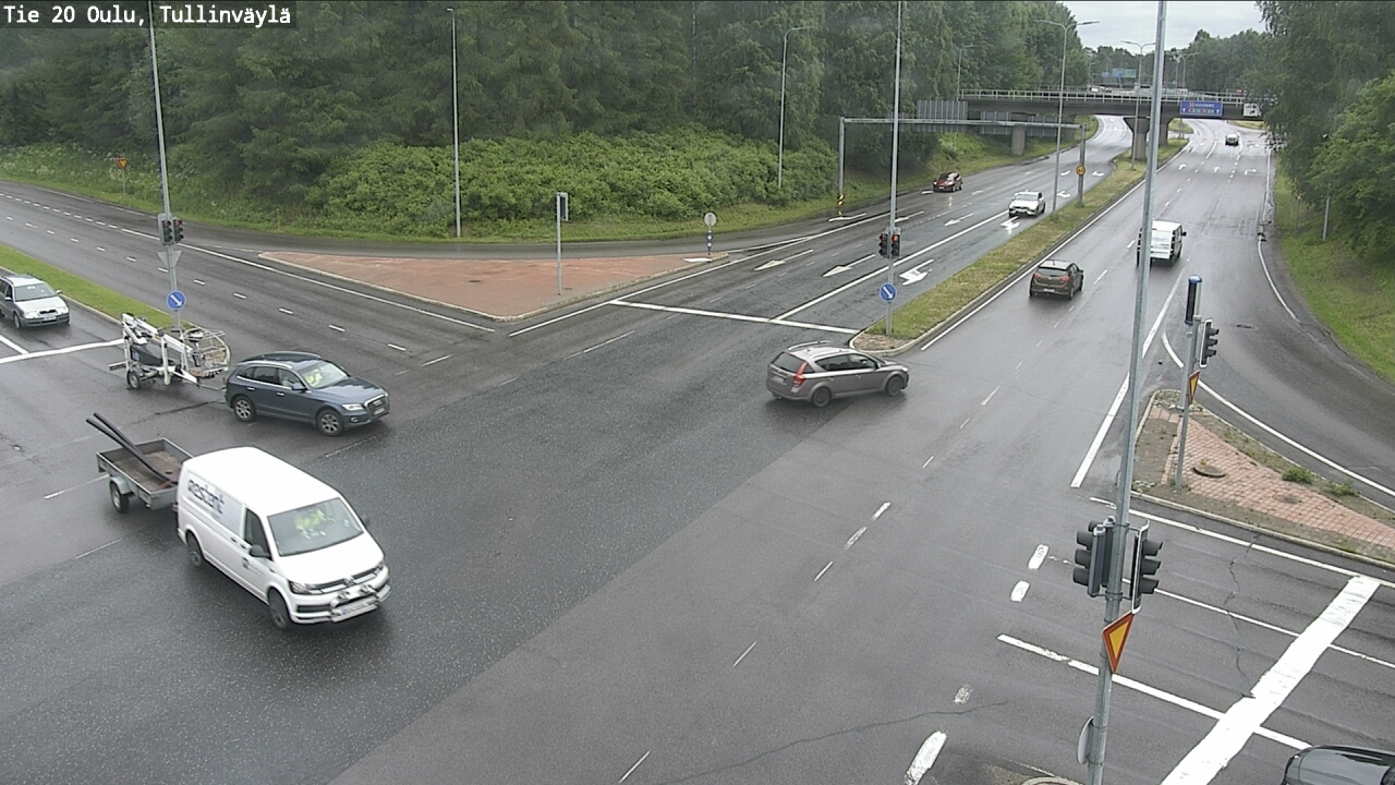 Weather Camera Image Road 20 Oulu, Tullinväylä, Oulu, Pohjois-Pohjanmaa