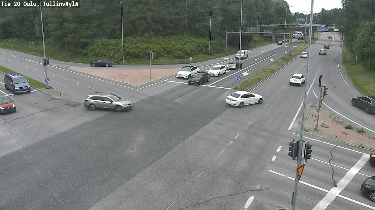Weather Camera Image Väg 20 Uleåborg, Tullinväylä, Oulu, Pohjois-Pohjanmaa