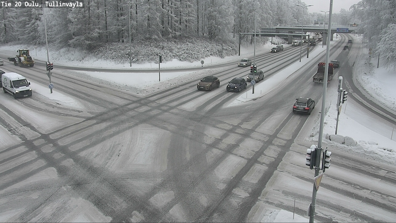 Weather Camera Image Väg 20 Uleåborg, Tullinväylä, Oulu, Pohjois-Pohjanmaa