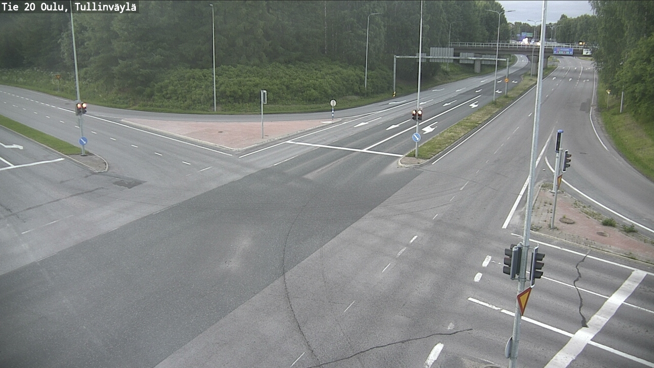 Weather Camera Image Väg 20 Uleåborg, Tullinväylä, Oulu, Pohjois-Pohjanmaa