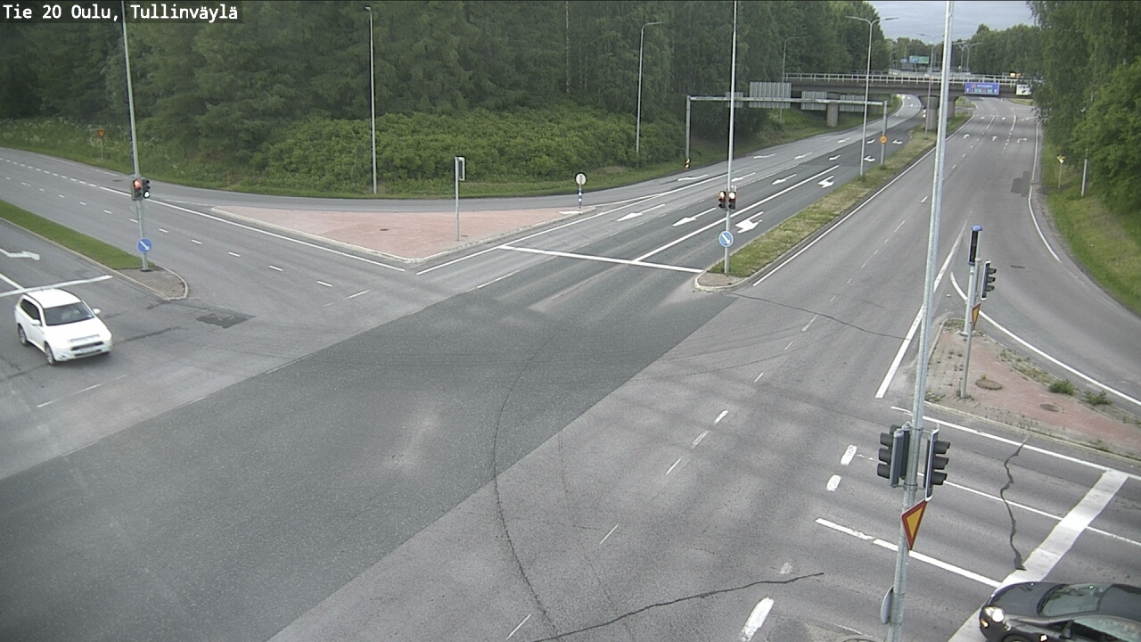 Weather Camera Image Väg 20 Uleåborg, Tullinväylä, Oulu, Pohjois-Pohjanmaa