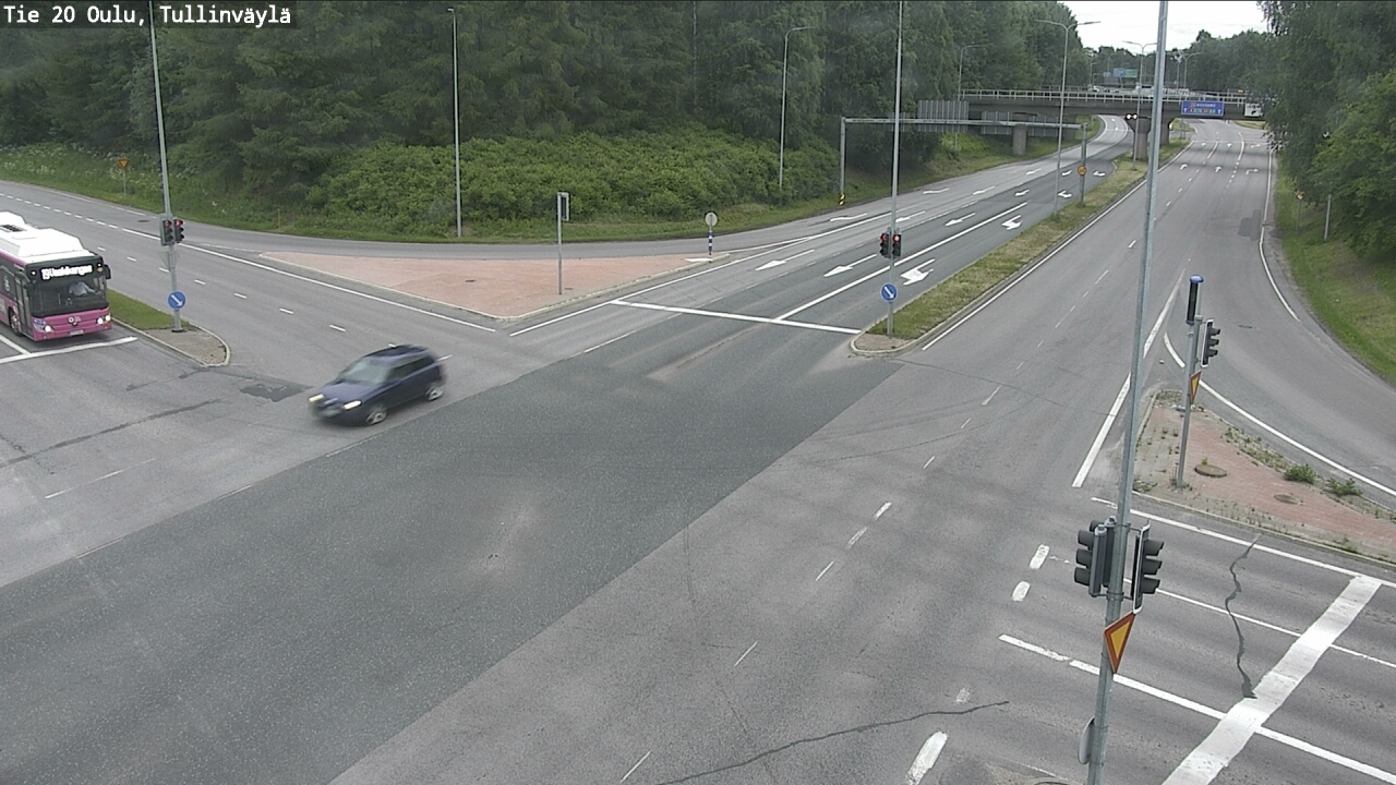 Weather Camera Image Väg 20 Uleåborg, Tullinväylä, Oulu, Pohjois-Pohjanmaa