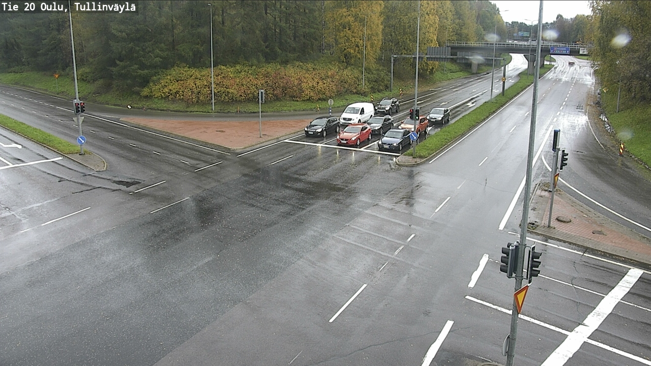 Weather Camera Image Väg 20 Uleåborg, Tullinväylä, Oulu, Pohjois-Pohjanmaa