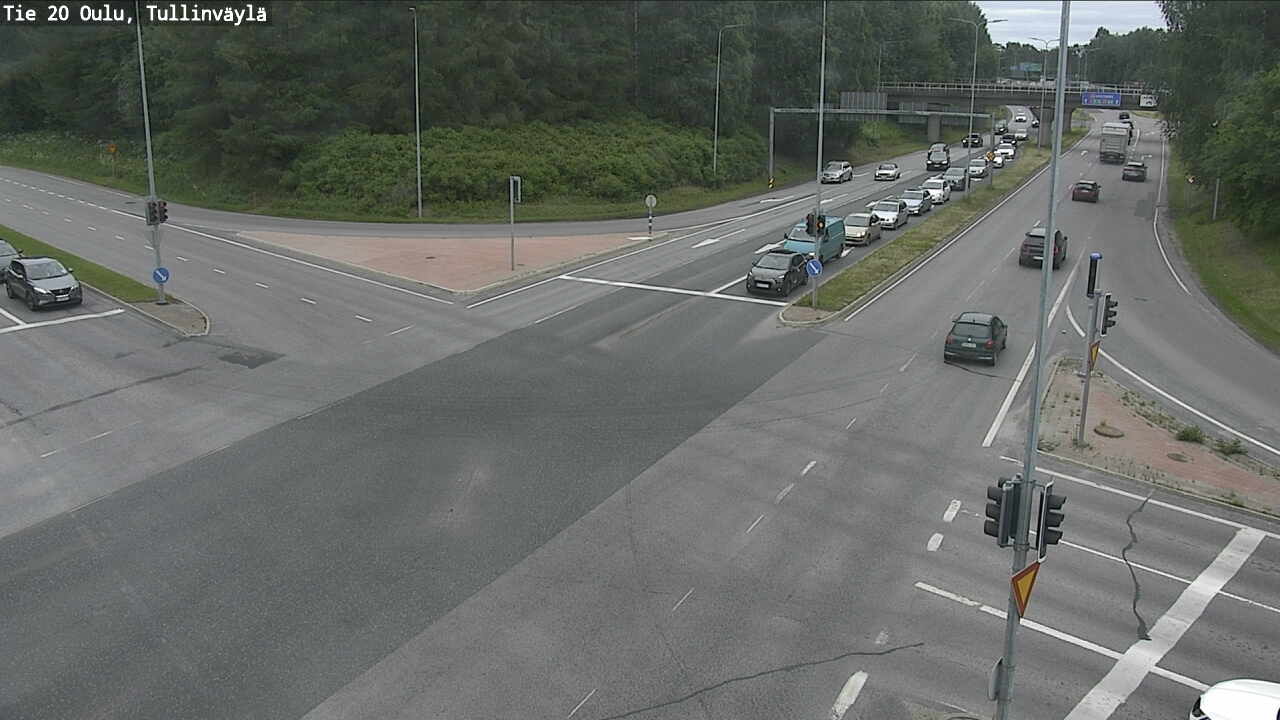 Weather Camera Image Väg 20 Uleåborg, Tullinväylä, Oulu, Pohjois-Pohjanmaa