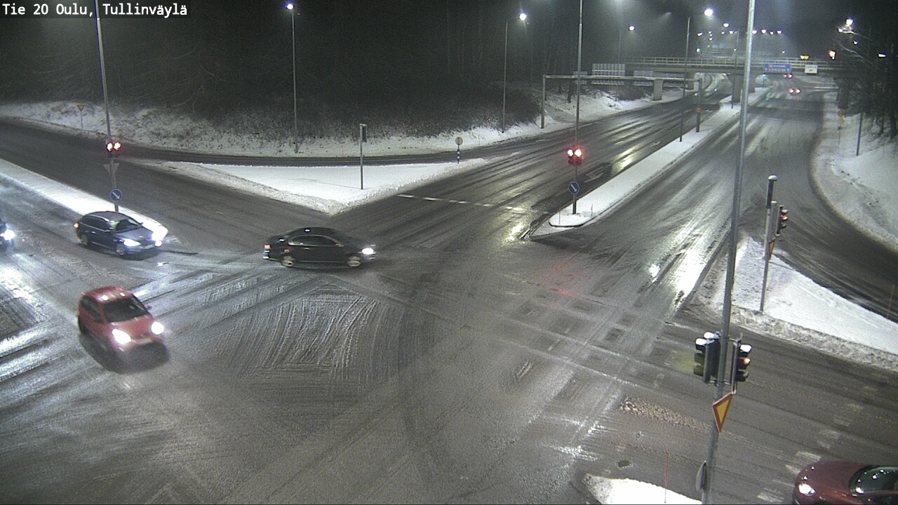 Weather Camera Image Väg 20 Uleåborg, Tullinväylä, Oulu, Pohjois-Pohjanmaa