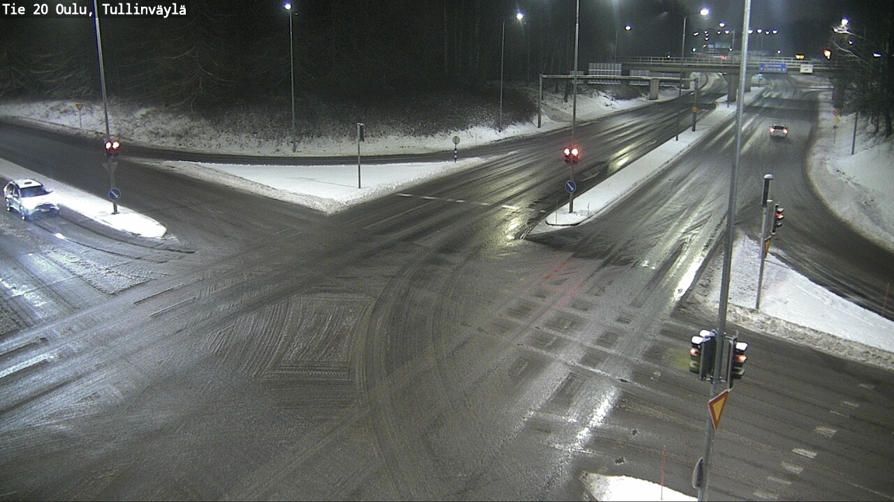 Weather Camera Image Väg 20 Uleåborg, Tullinväylä, Oulu, Pohjois-Pohjanmaa