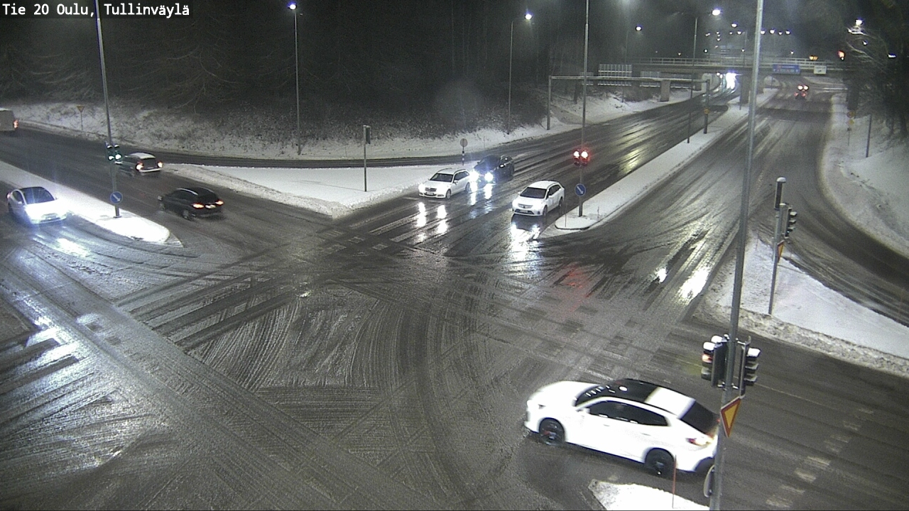 Weather Camera Image Väg 20 Uleåborg, Tullinväylä, Oulu, Pohjois-Pohjanmaa