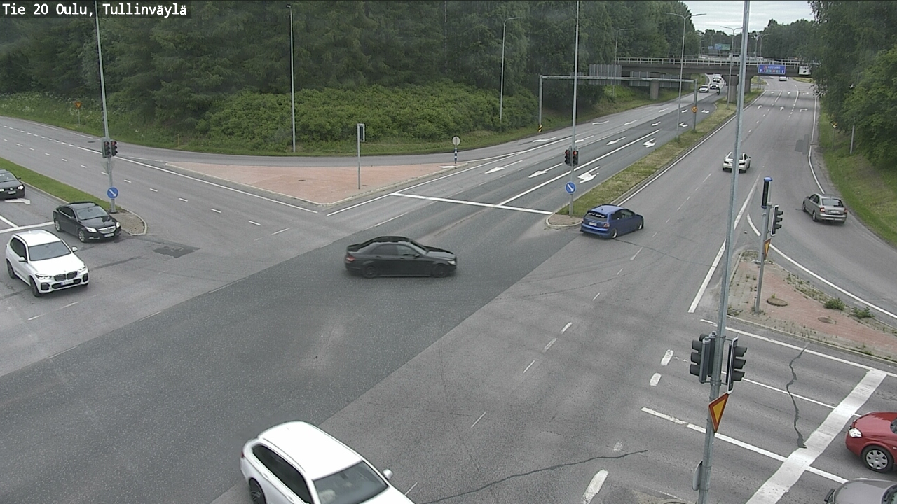 Weather Camera Image Väg 20 Uleåborg, Tullinväylä, Oulu, Pohjois-Pohjanmaa