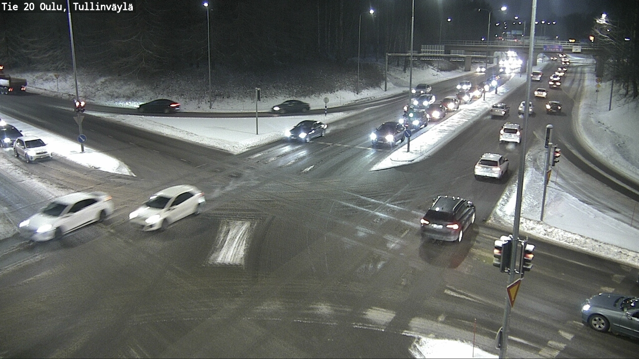 Weather Camera Image Väg 20 Uleåborg, Tullinväylä, Oulu, Pohjois-Pohjanmaa