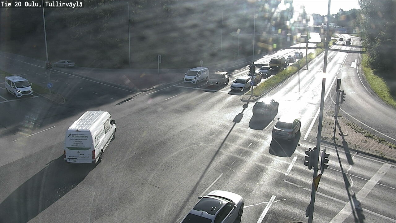 Weather Camera Image Road 20 Oulu, Tullinväylä, Oulu, Pohjois-Pohjanmaa