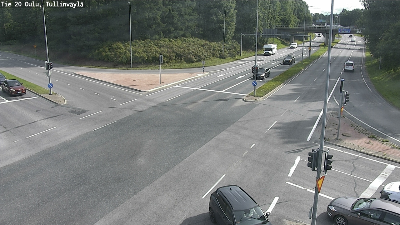 Weather Camera Image Väg 20 Uleåborg, Tullinväylä, Oulu, Pohjois-Pohjanmaa