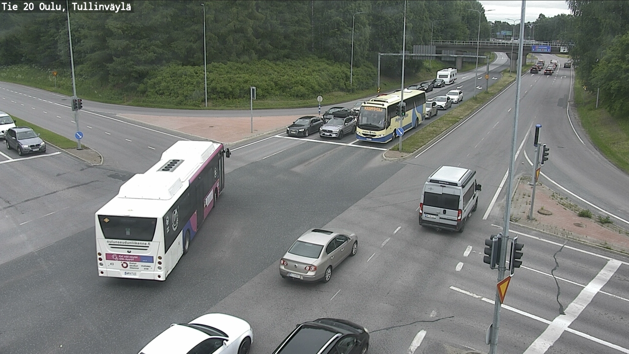 Weather Camera Image Väg 20 Uleåborg, Tullinväylä, Oulu, Pohjois-Pohjanmaa