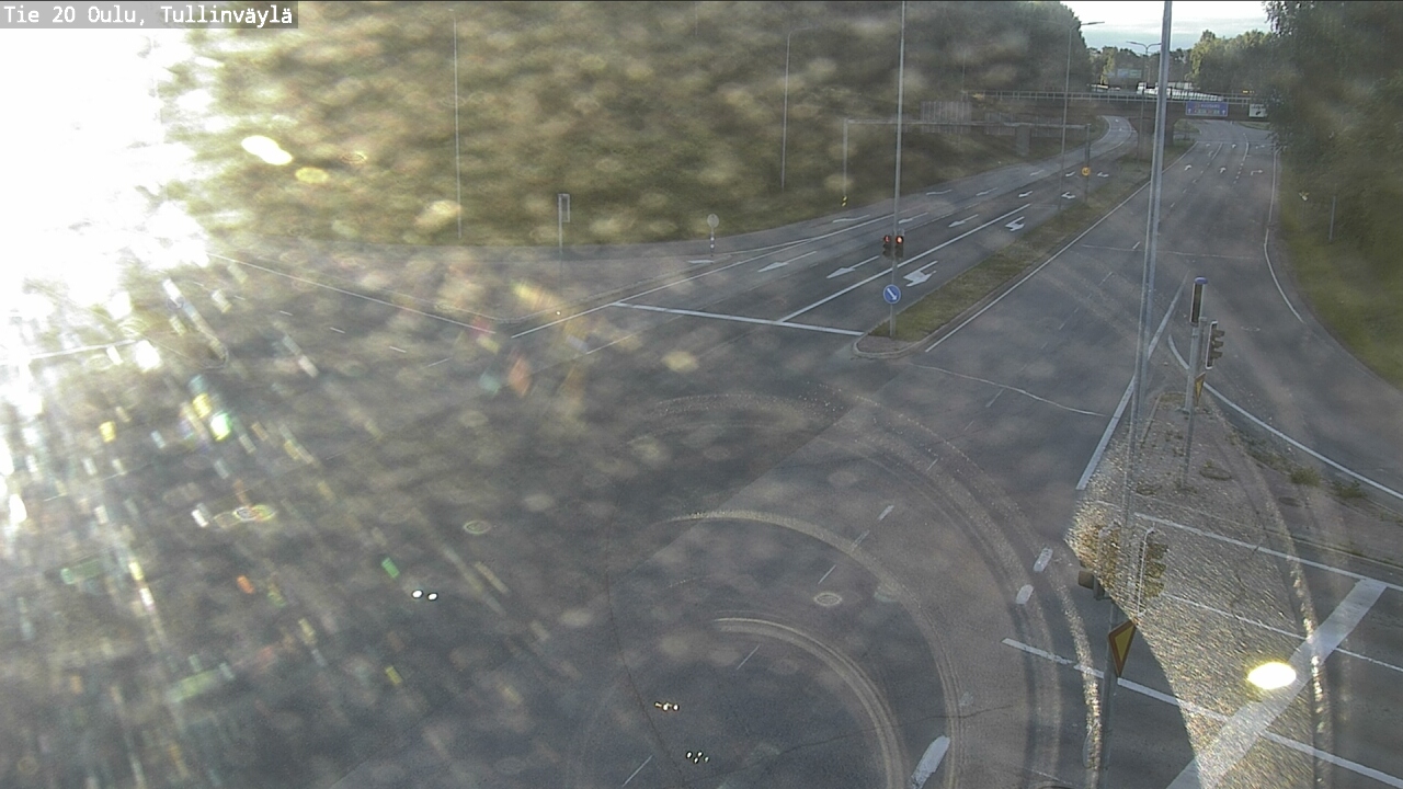 Weather Camera Image Väg 20 Uleåborg, Tullinväylä, Oulu, Pohjois-Pohjanmaa