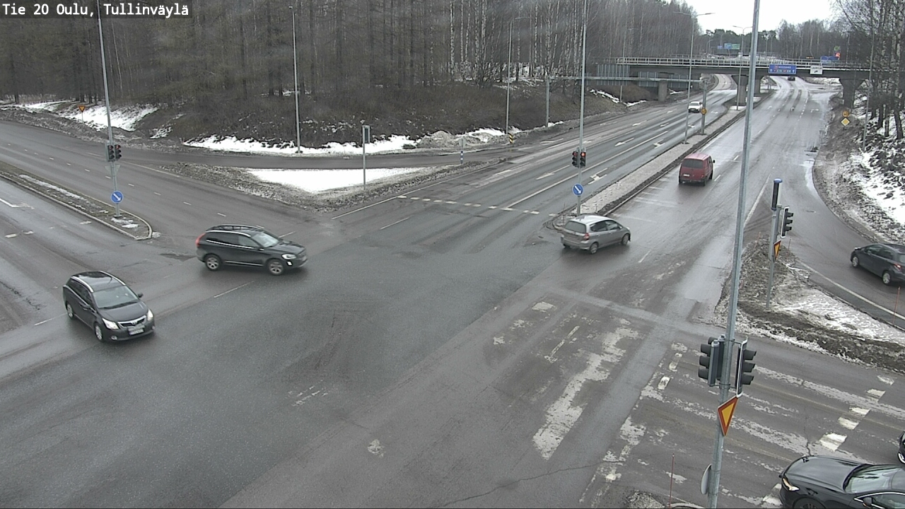 Weather Camera Image Road 20 Oulu, Tullinväylä, Oulu, Pohjois-Pohjanmaa