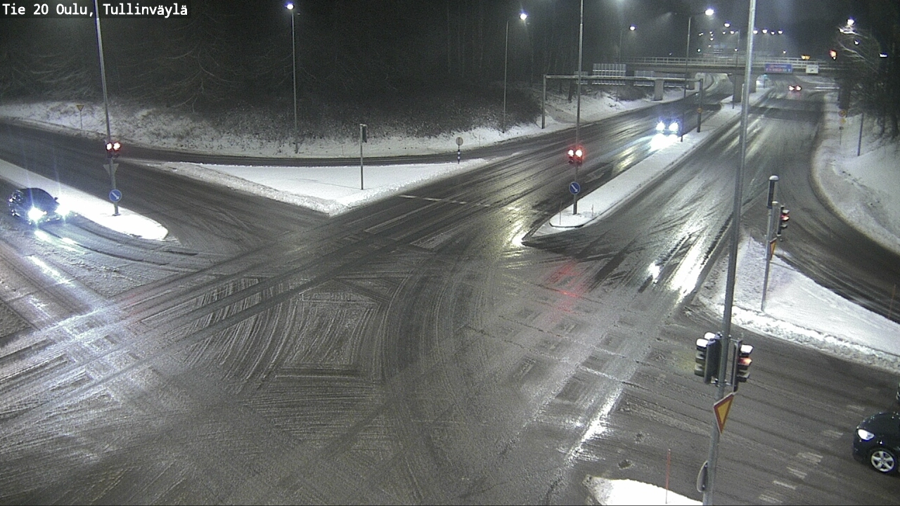 Weather Camera Image Väg 20 Uleåborg, Tullinväylä, Oulu, Pohjois-Pohjanmaa