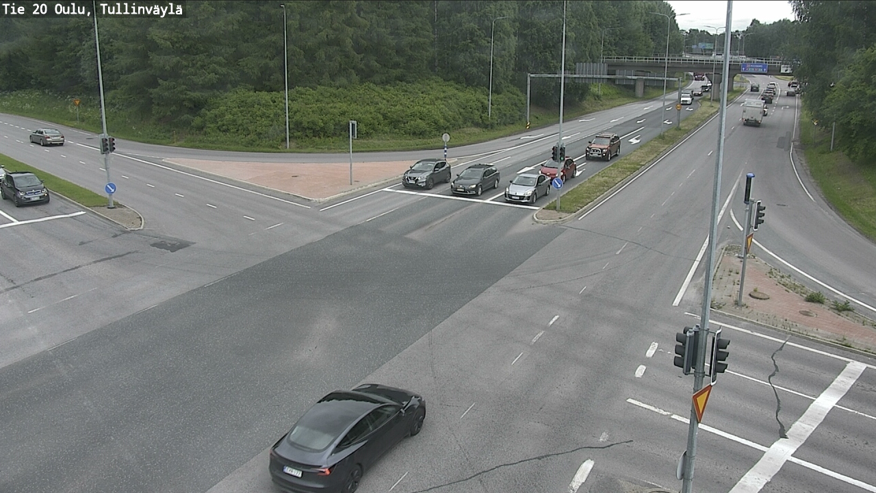 Weather Camera Image Väg 20 Uleåborg, Tullinväylä, Oulu, Pohjois-Pohjanmaa