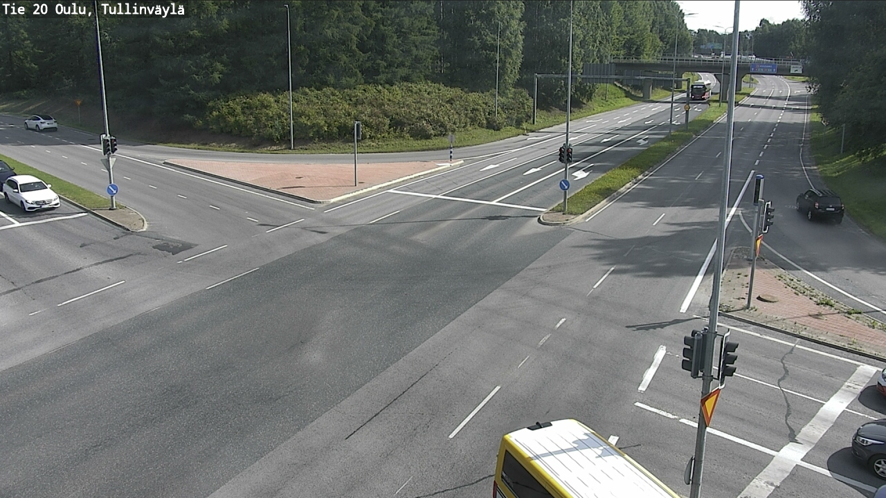 Weather Camera Image Väg 20 Uleåborg, Tullinväylä, Oulu, Pohjois-Pohjanmaa