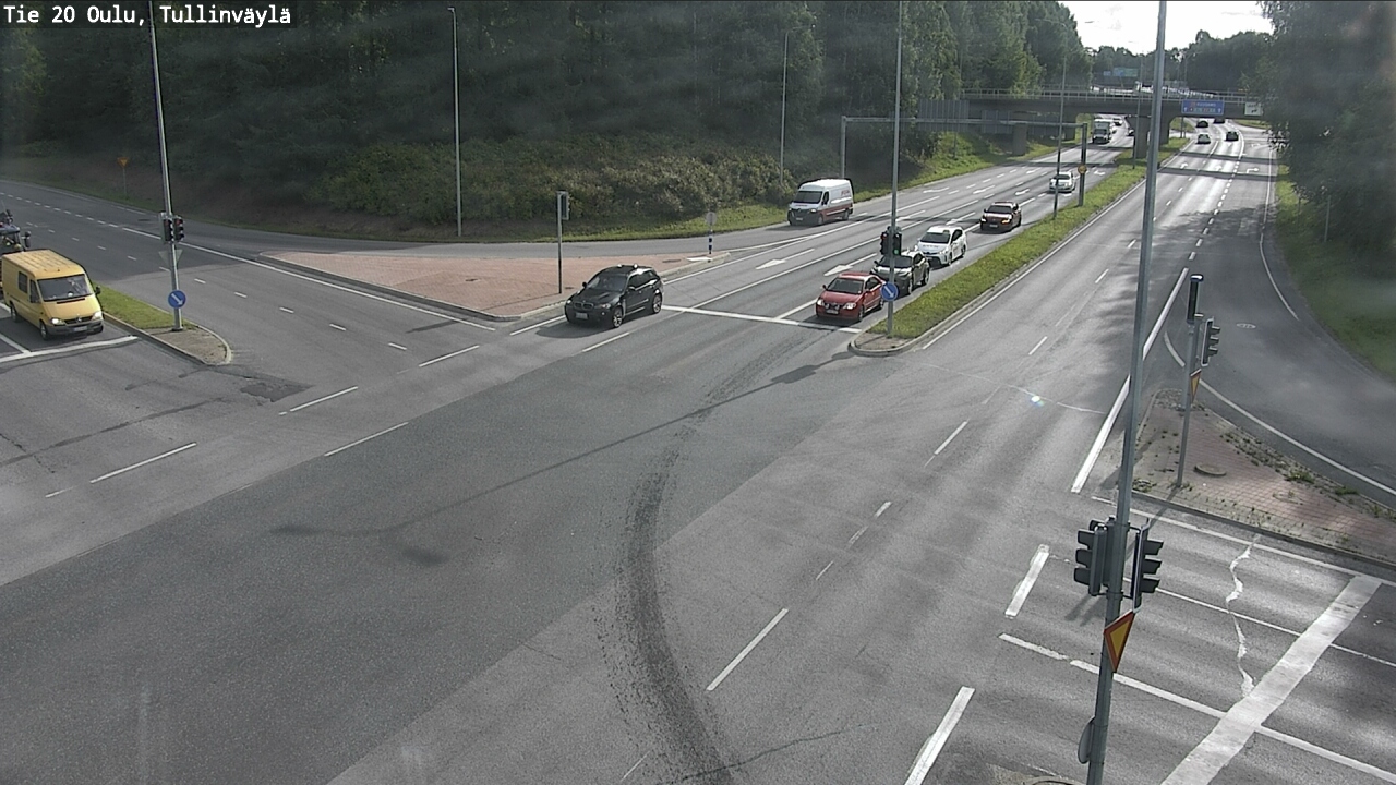 Weather Camera Image Väg 20 Uleåborg, Tullinväylä, Oulu, Pohjois-Pohjanmaa