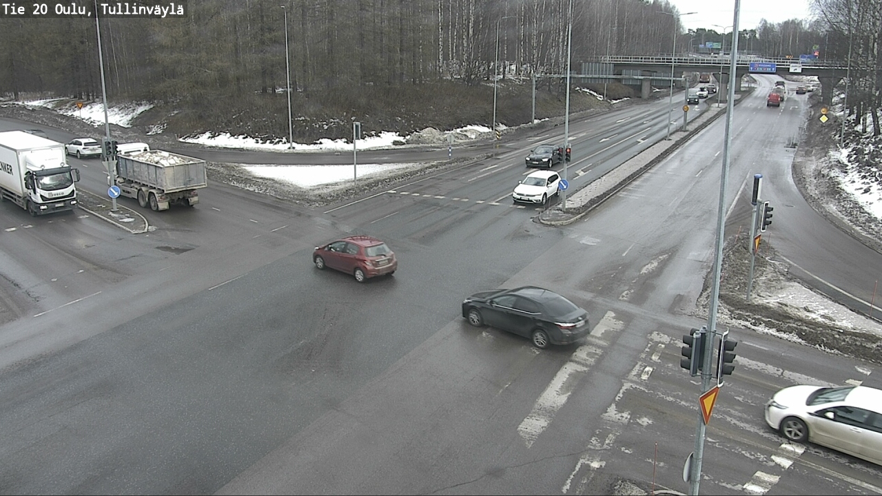 Weather Camera Image Road 20 Oulu, Tullinväylä, Oulu, Pohjois-Pohjanmaa
