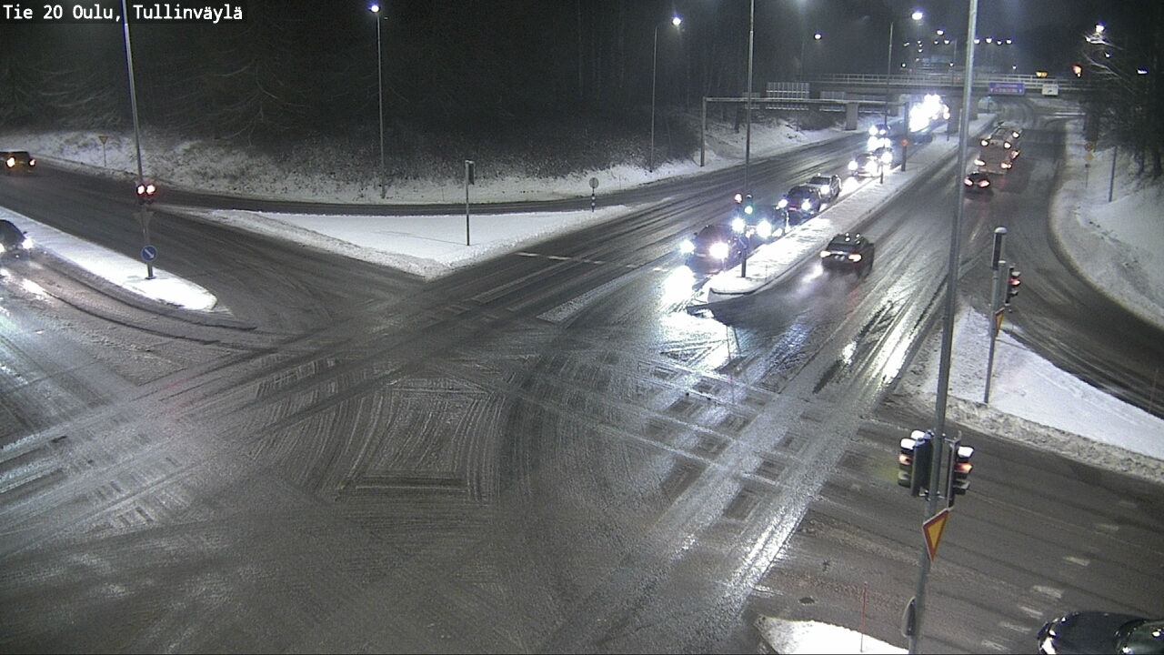 Weather Camera Image Väg 20 Uleåborg, Tullinväylä, Oulu, Pohjois-Pohjanmaa