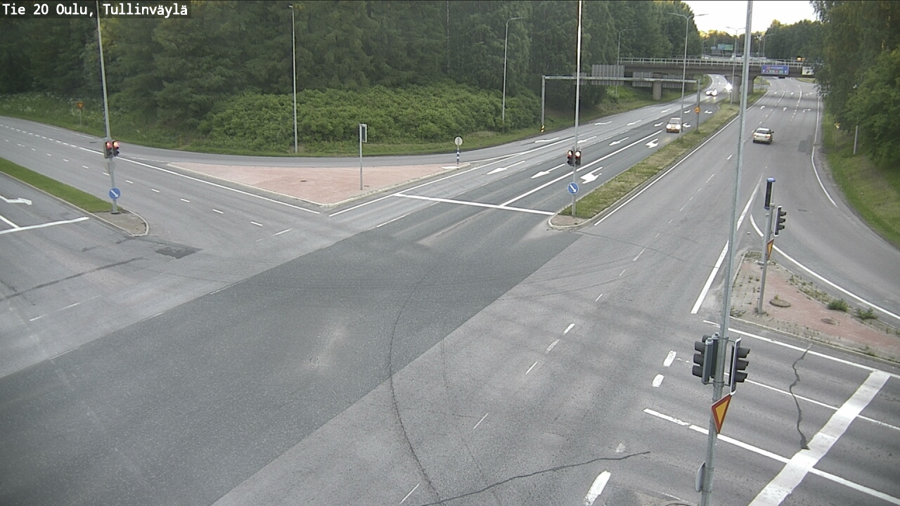 Weather Camera Image Väg 20 Uleåborg, Tullinväylä, Oulu, Pohjois-Pohjanmaa