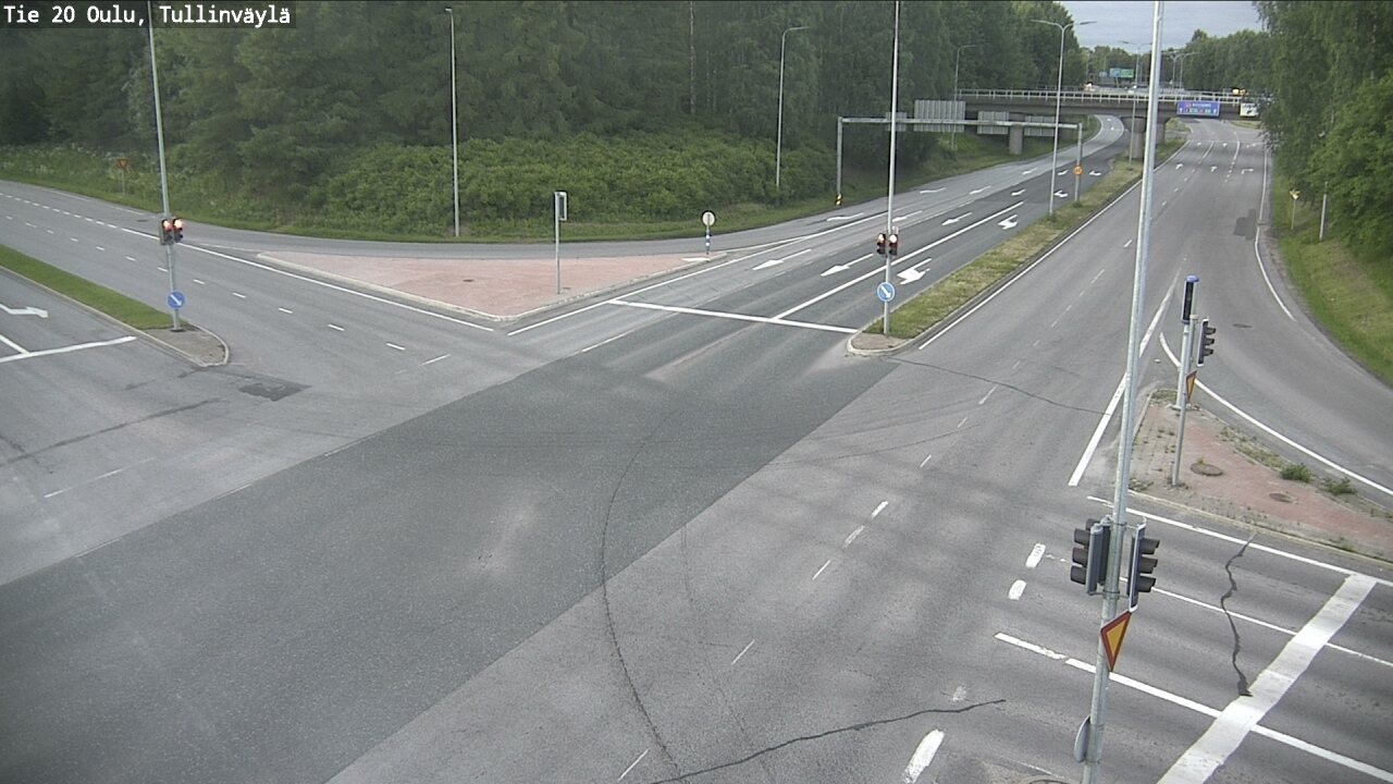 Weather Camera Image Väg 20 Uleåborg, Tullinväylä, Oulu, Pohjois-Pohjanmaa