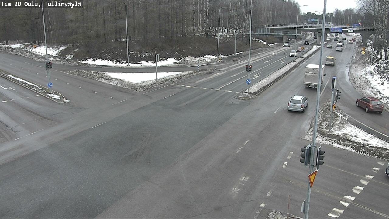 Weather Camera Image Road 20 Oulu, Tullinväylä, Oulu, Pohjois-Pohjanmaa