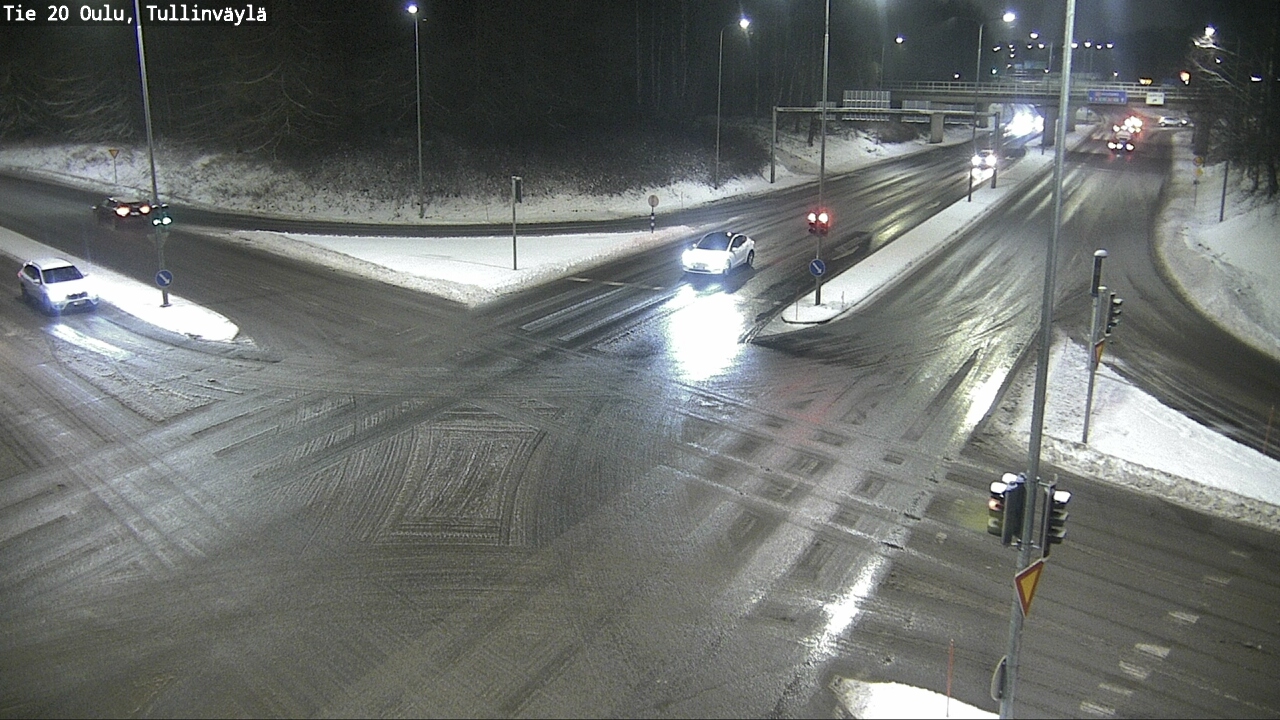 Weather Camera Image Väg 20 Uleåborg, Tullinväylä, Oulu, Pohjois-Pohjanmaa