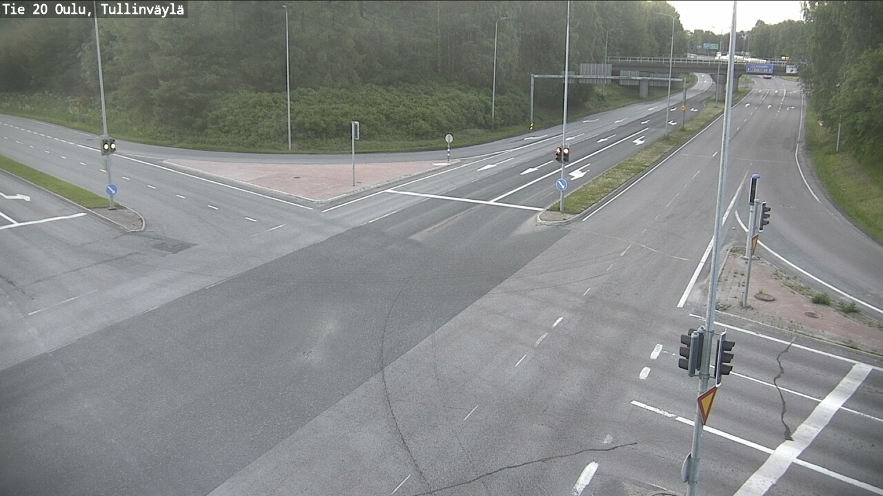 Weather Camera Image Väg 20 Uleåborg, Tullinväylä, Oulu, Pohjois-Pohjanmaa